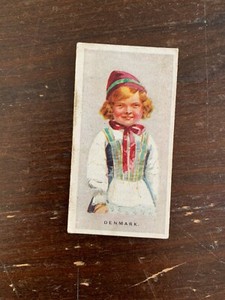 1920's Imperial Tobacco Children of All Nations #13 Denmark - RARE & VINTAGE