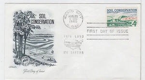 TurtlesTradingPost - Soil Conservation - 1959 FDC #1133 Artmaster Cachet - Picture 1 of 1