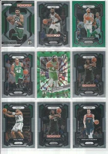 Boston Celtics (9) Card Team Lot Jayson Tatum Jaylen Brown Horford Holiday - Picture 1 of 1