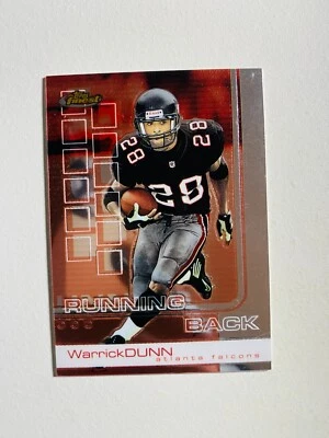 2002 TOPPS FINEST #35 WARRICK DUNN NM-MT NFL FOOTBALL CARD - Image 1 of 2