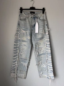 Who Decides War Ultra Flare Distressed Denim - Größe 36 - Sky - NEU - Bild 1 von 8