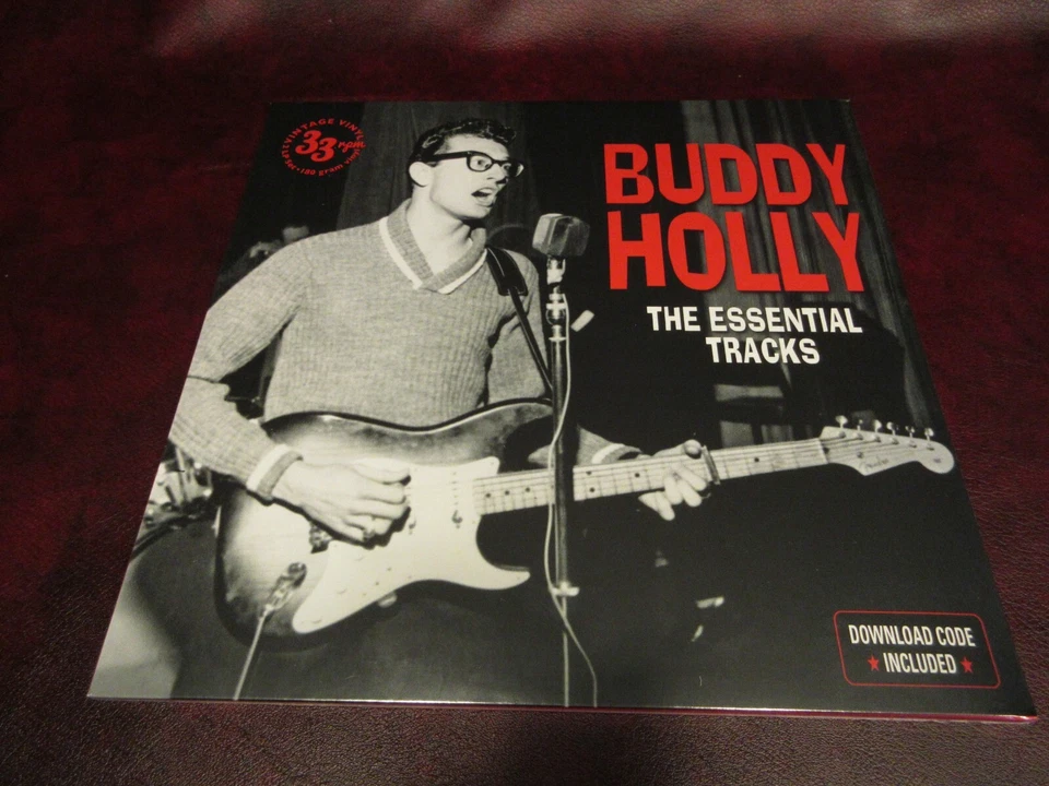 BUDDY HOLLY ESSENTIAL HITS 1MPORT 2014 DIGITALLY REMASTERED 28 TRACKS 2 LP SET Foto 1 de 1