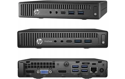 HP ProDesk Silent Mini-PC Intel 2.60GHz | 8GB Ram | 512GB SSD | Win11 - Bild 1 von 4