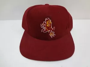 VTG NCAA Arizona State Sun Devil LOGO Snapback Hat 90s Twins Enterprise NEW NWT - Picture 1 of 4