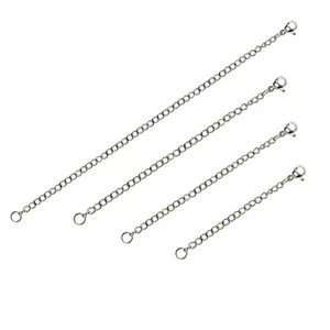 Set di 4 prolunghe per maglie a catena in acciaio inox, 2-6 pollici - Foto 1 di 6