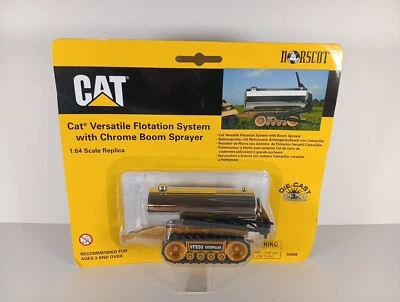 CAT Versatile  Flotation System With Chrome Boom Sprayer Norscot 1:64 Die Cast  - Image 1 of 3