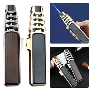 Bright Fire Lighter LongBlue Flame Fire Lighter Inflatable Windproof Men's Tool - Picture 1 of 20