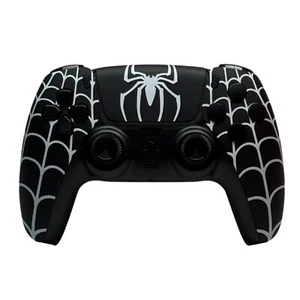 PlayStation 5 Controller / PS5 Custom Controller Design Black Spider-Man / Scuff - Bild 1 von 14