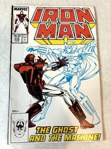 Iron Man #219 (Marvel Comics June 1987) 1st appearance Ghost Ironman Key Book - Picture 1 of 8