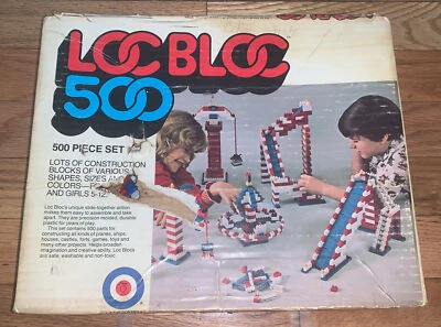 VTG 1975 Entex Loc Bloc 500 LocBlocs Blocks Building Educational Construction - Image 1 of 4