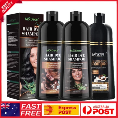 500ml Hair Dye Shampoo,Hair Instant Dye Shampoo,Hair Color Shampoo for Grey Hair - image 1 of 4