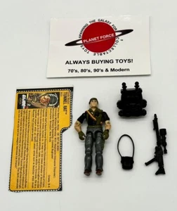 1988 Tunnel Rat con tarjeta de archivo figura completa GI Joe Night Force - Imagen 1 de 2