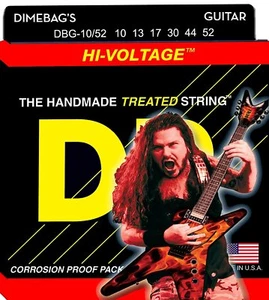 DR Strings DBG-10/52 Dimebag Darrell Treated Electric Guitar Strings 10-52  - Picture 1 of 1