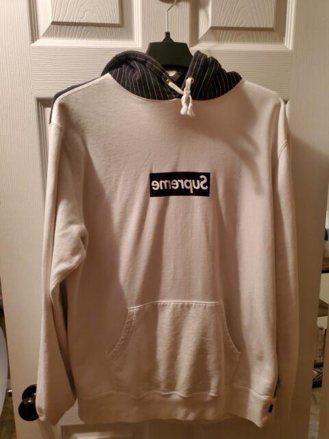 Supreme x COMME des GARCONS SHIRT Box Logo Pullover Hoodie