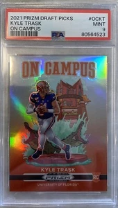 Kyle Trask 2021 Panini Prizm Draft Picks On Campus Prizm SP PSA 9. - Picture 1 of 4