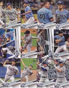 2017 Topps Update Tampa Bay Rays Team Set Archer Dickerson Chih-Wei Hu Stanek 12 - Picture 1 of 1