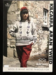 Kilcarra Aran Tweed Damen Pullover mit Vogelmotiven Strickmuster TOP - Bild 1 von 2
