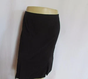 New NWOT AGB buyer California black wrinkle resistant lined travel skirt 16 - Picture 1 of 3