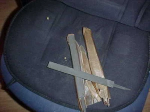 10 New Old Stock 8" Flat 2nd Cut Metal Files Made In Russia Great Quality Price - Picture 1 of 5