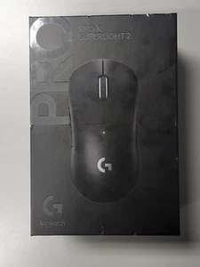 Logitech PRO X SUPERLIGHT 2 Kabellose Maus - Schwarz (910-006628) VERSIEGELT NEU - Bild 1 von 4