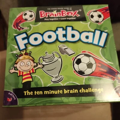 BRAINBOX - FOOTBALL Ten minute brain challenge game fun sealed New! Free postage - Image 1 of 4