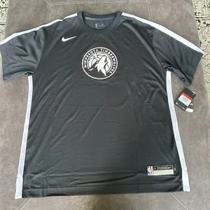 Nike NBA Minnesota Timberwolves Shooting Shirt Dri-Fit Rare Logo Large Tall - Picture 1 of 7