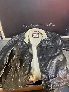 Chaqueta Bomber Vintage Levi’s Hombre Marrón Forrada Sherpa Talla Grande - Imagen 1 de 8