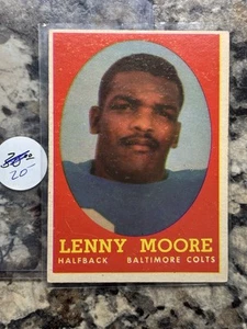 1958 Topps Set-Break # 10 Lenny Moore EX-EXMINT - Picture 1 of 5