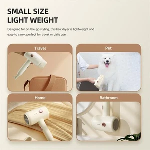 Hair Dryer High Power 1800W 3000M Negative Ions Hair Dryer 3 Speed Settings Fit - Bild 1 von 19