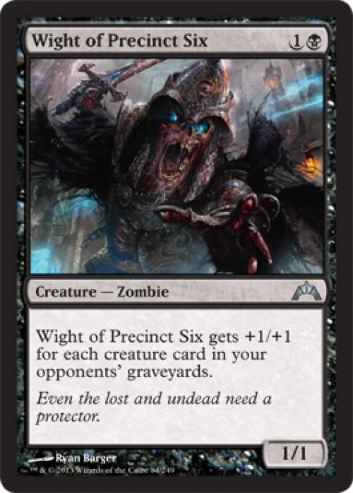 Wight of Precinct Six -Foil Medium Play MTG Gatecrash - Image 1 of 1