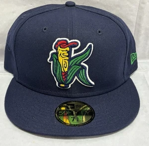 New Era Mütze Cedar Rapids Kernels Authentic Collection Team 59FIFTY blau 7 5/8 - Bild 1 von 9
