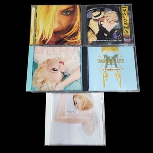 Madonna CD Lot Erotica Like a Virgin Material Girl Papa Don't Preach Vogue - Picture 1 of 6