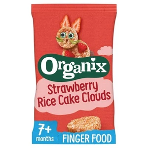 Organix Organic Strawberry Rice Cake Clouds 40g - Picture 1 of 1
