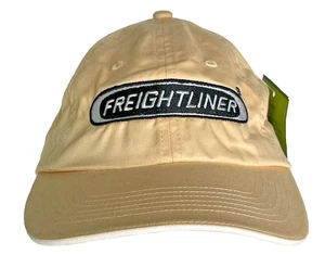 Gorra Freightliner Maine Truck amarilla Snapback sin estructura autoridad portuaria nueva con etiquetas - Imagen 1 de 14