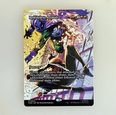 MTG: Relentless Assault (Borderless) Marvel Universe Eternal-Legal Regular NM - Image 1 of 2