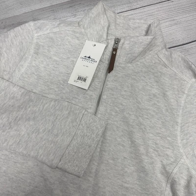 Sudadera Pullover Charles River Para Mujer Mediana Hudson Cuarto Cremallera Marfil NUEVA Foto 1 de 4