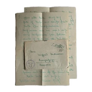 Feldpostbeleg 1942 FPN 33289 10. Kp. Luftgau-Nachrichten-Regiment 11 m. Inhalt  - Picture 1 of 4