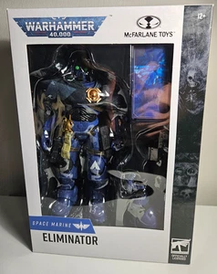McFarlane Toys - Warhammer 40,000 Eliminator Space Marine 7" Figure - New Sealed - Picture 1 of 5