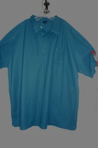BOULEVARD BY BLOCK BIG MAN SHIRT SIZE 5X OLD STOCK BLUE USA - Picture 1 of 3