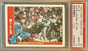POP 3 PSA 10 1985 Fleer Buffalo Bills Vintage Promo Swallowing Up the Opponent - Picture 1 of 3
