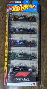 Hot Wheels 1:64 Basic Formula 1 F1 Racing 5-Pack Cars Set Diecast Model  GF58-6B - Picture 1 of 2