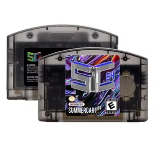 Updated SummerCart 64 N64 Nintendo N64 Dev Cart 64DD Translucent BLK USA SELLER - Picture 1 of 8