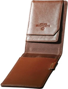 [BLUE SINCERE] Rhodica11 No. 11 Leather Vertical Notepad with Pen Holder and Car - Picture 1 of 9