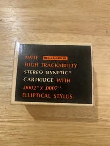 SHURE HI-TRACK STYLUS CARTRIDGE M91E VINTAGE - New - Picture 1 of 9