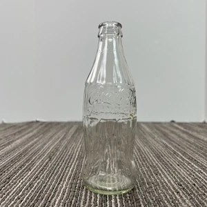 Vintage Coca-Cola Coke Bottle 10 oz Clear Glass No Deposit No Refill - Picture 1 of 9