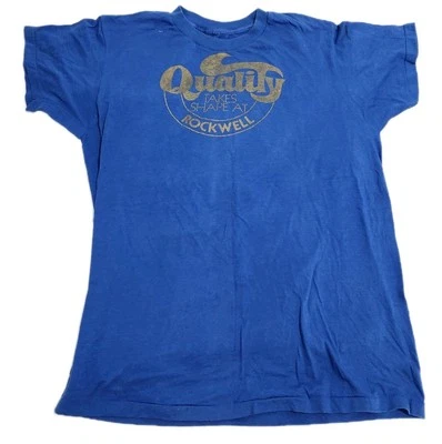 Vintage Quality Rockwell Service Parts Tools T-Shirt Womens L Blue USA Made RARE - Image 1 of 4