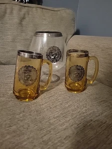 Neu Hampton School Glas Tassen & extra großer Schnaps NH New Hampshire Alumni Vintage  - Bild 1 von 19