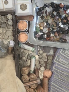 Estate Sale Gold Silver Copper Bullion .999 Bars U.S. Coins Bills Slab & Proof - Picture 1 of 11