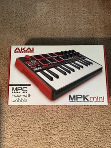 Akai Professional MPK Mini MK3 MIDI Controller Keyboard Red White Black - Picture 1 of 2