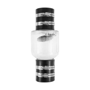 PVC Quiet Sump Pump Check Valve Silent Backflow Valve for 2" Schedule 40 Pipe - Picture 1 of 14